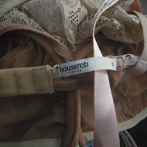 House Of CB Fernanda Semisheer Crop Lace Camisole - Picture 7 of 7